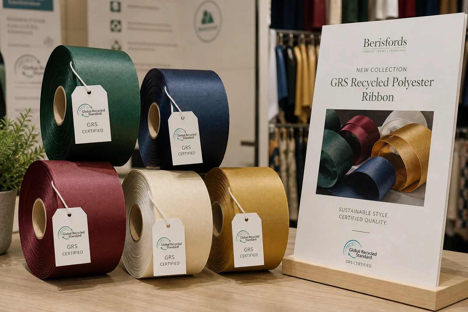 Meisida GRS-certified recycled ribbon collection 2026-2027