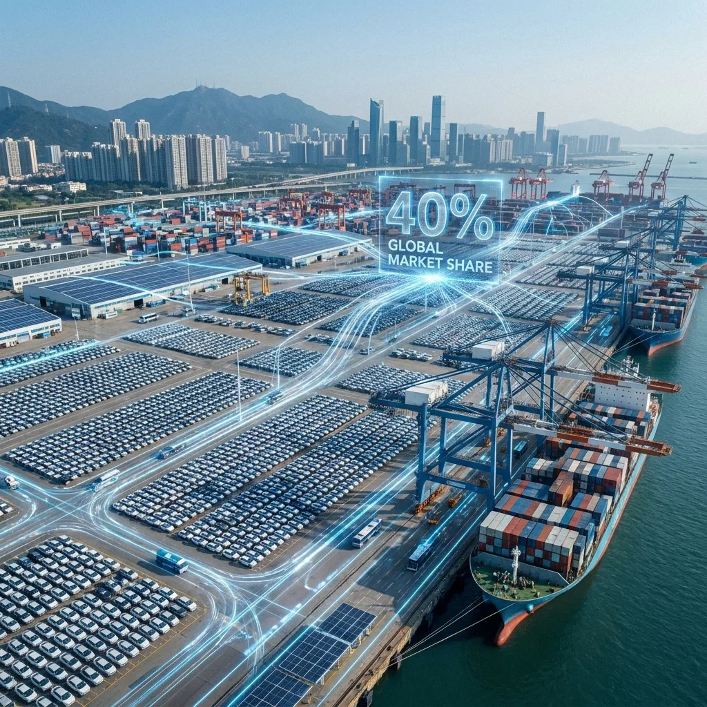 2026 Global EV Export Report: China Captures 40% of the World's Export Market