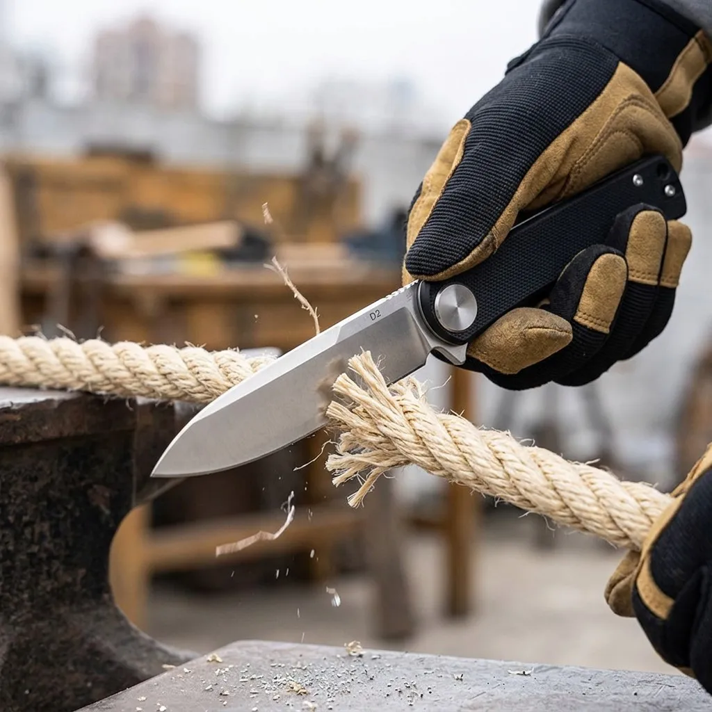 Utility Knife in Use