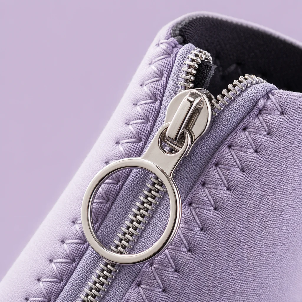 Durable Zipper Hardware & Precision Stitching