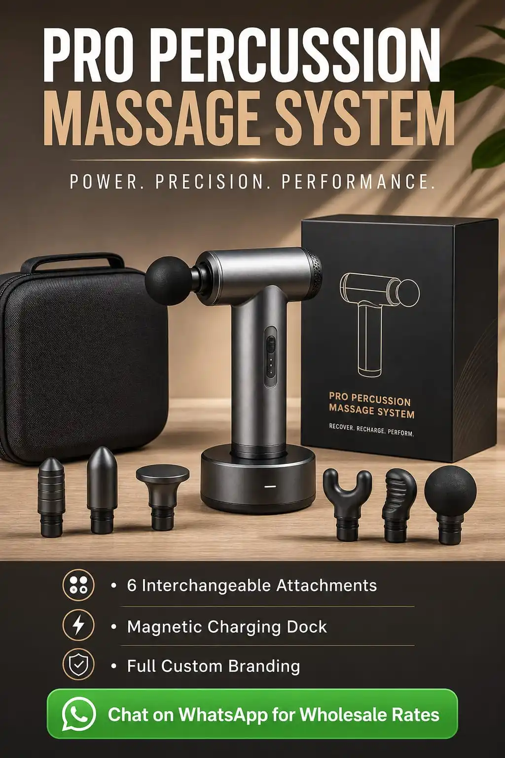 Deep Tissue Recovery Gear: How Emerging Wellness Brands Can Source Custom Massage Guns with Zero Tooling