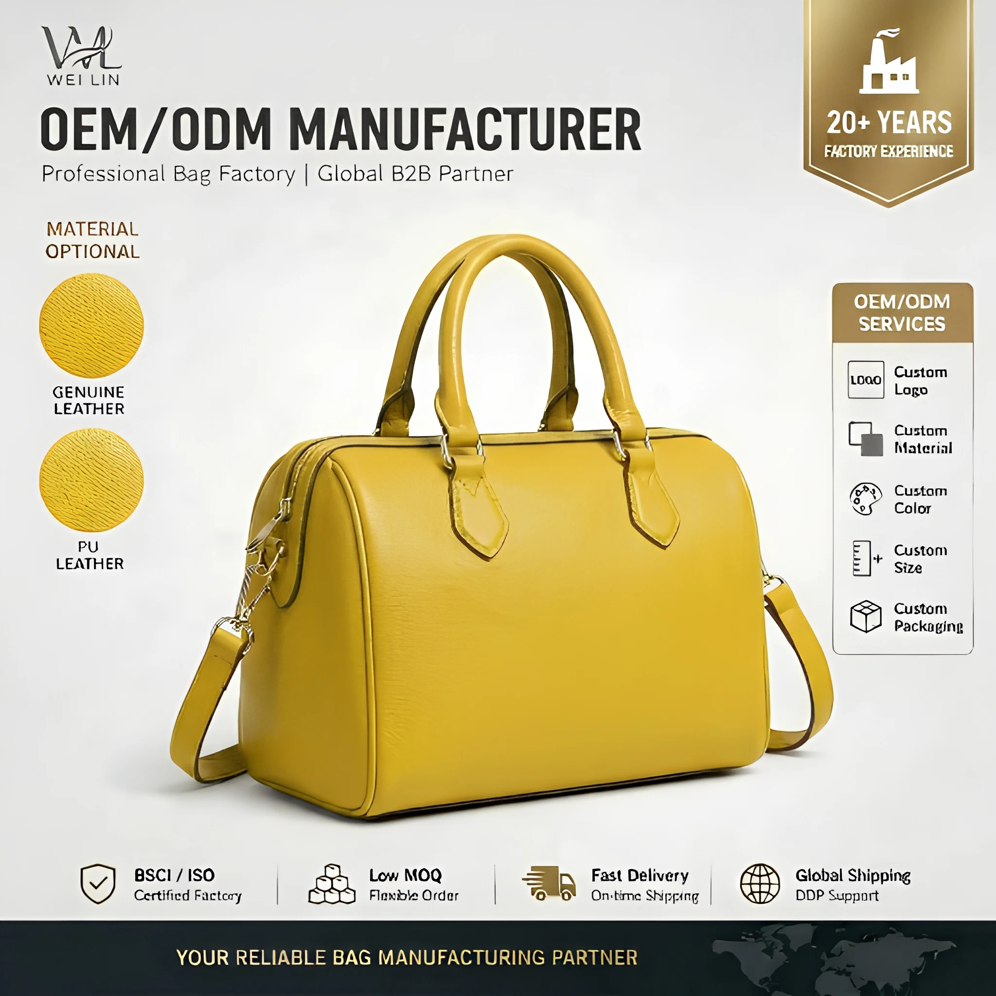 Small Food Basket Leather Handbag