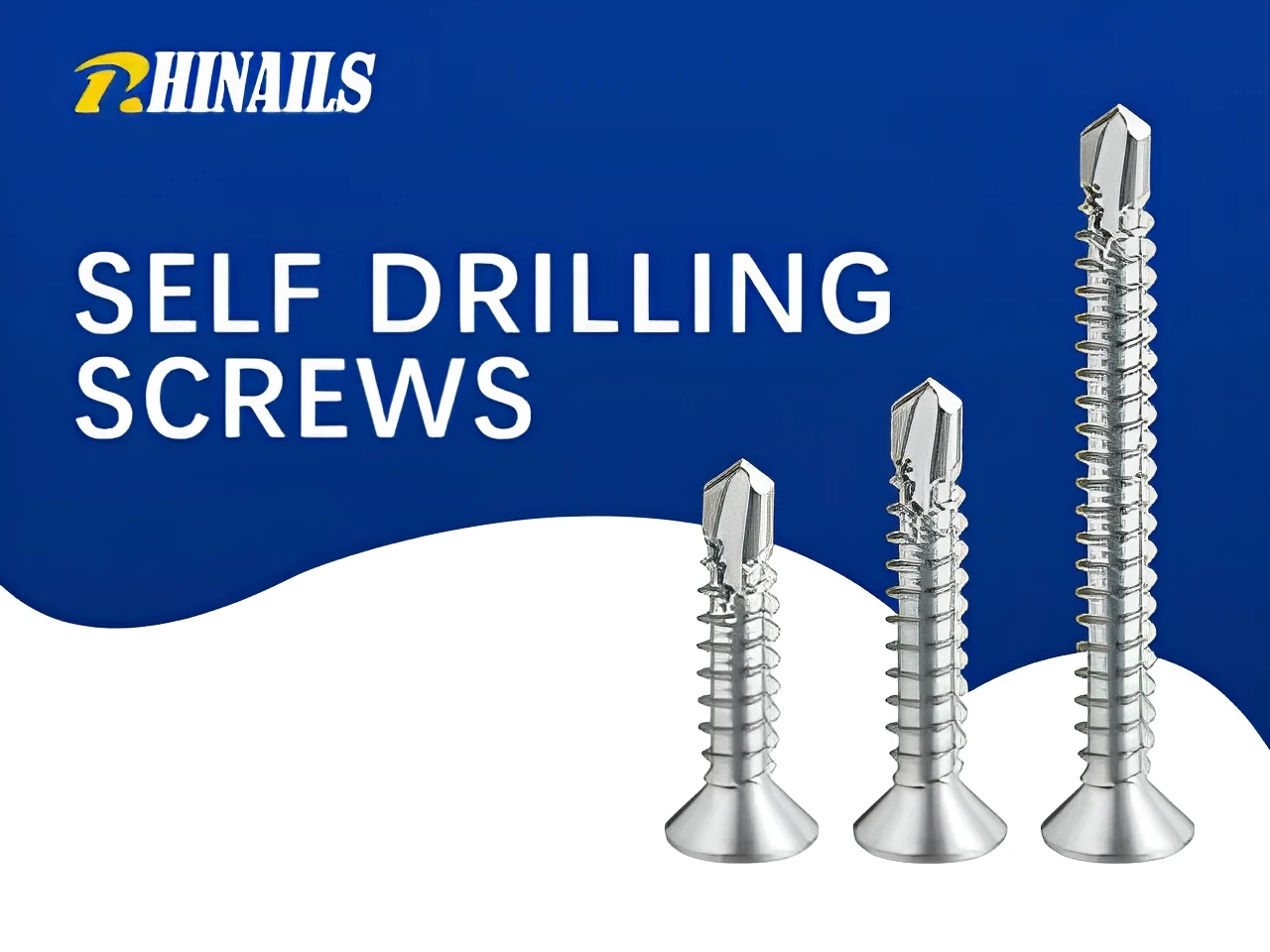 Rhinails bugle head self-drilling and self-tapping screws for framing and drywall