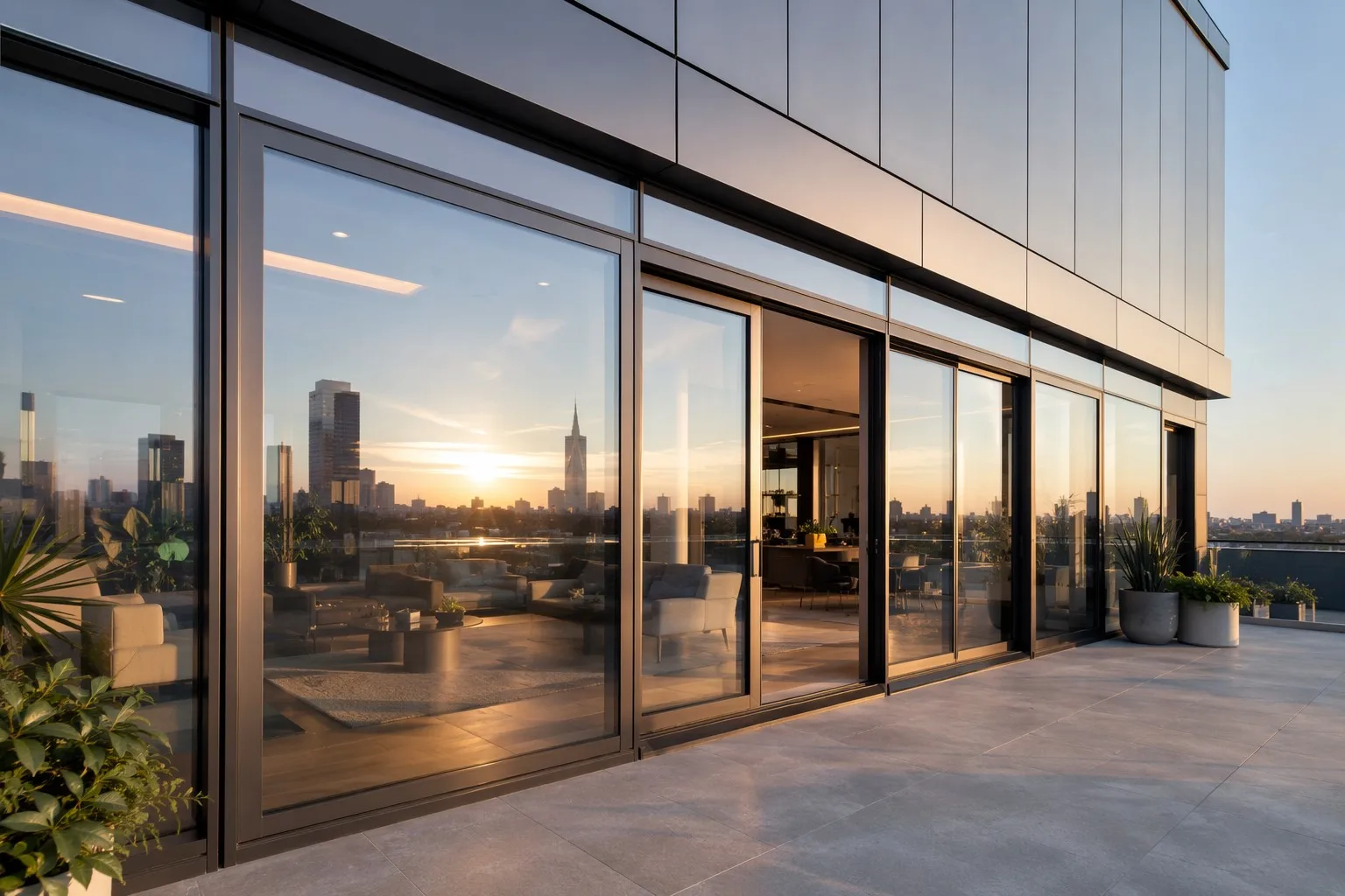 Aluminum Combination Window Door Manufacturer China Factory Price Aluminum Combination Window Door Manufacturer China Factory Price Low-E Soundproof Richocean