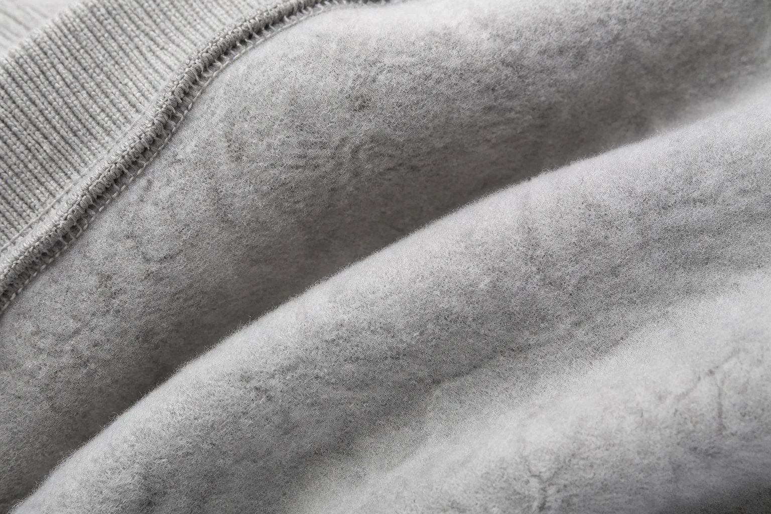 Real Brushed Fleece Fabric Texture