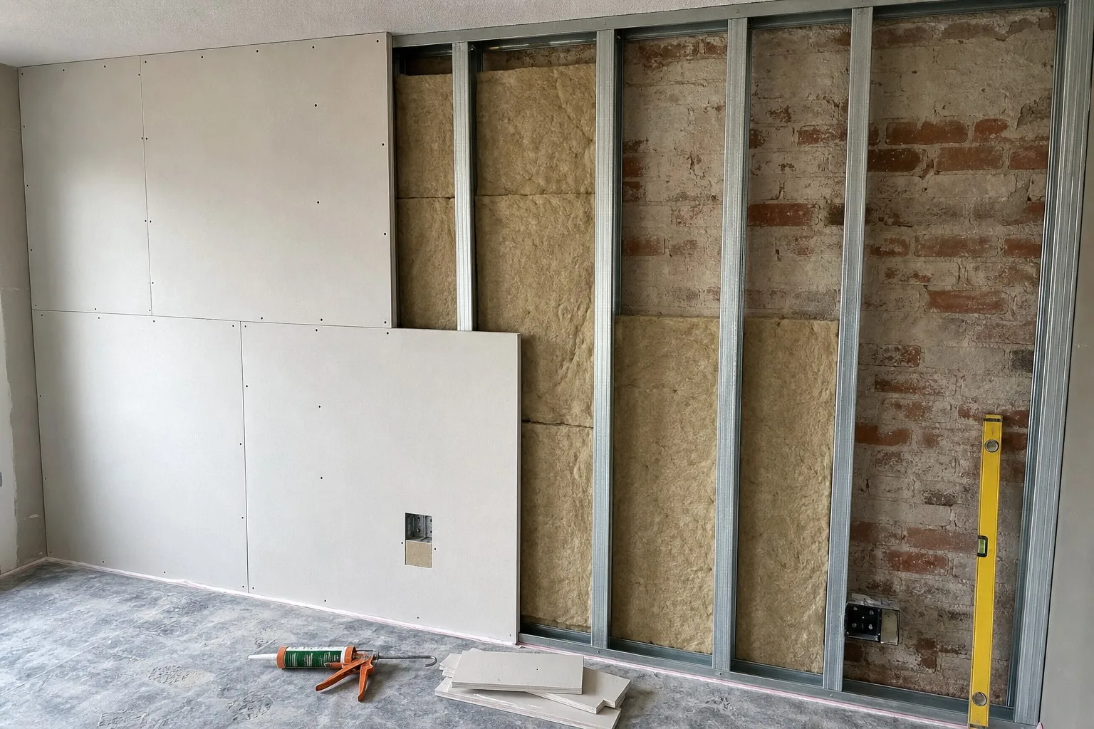 wall construction for acoustic panels vs soundproofing