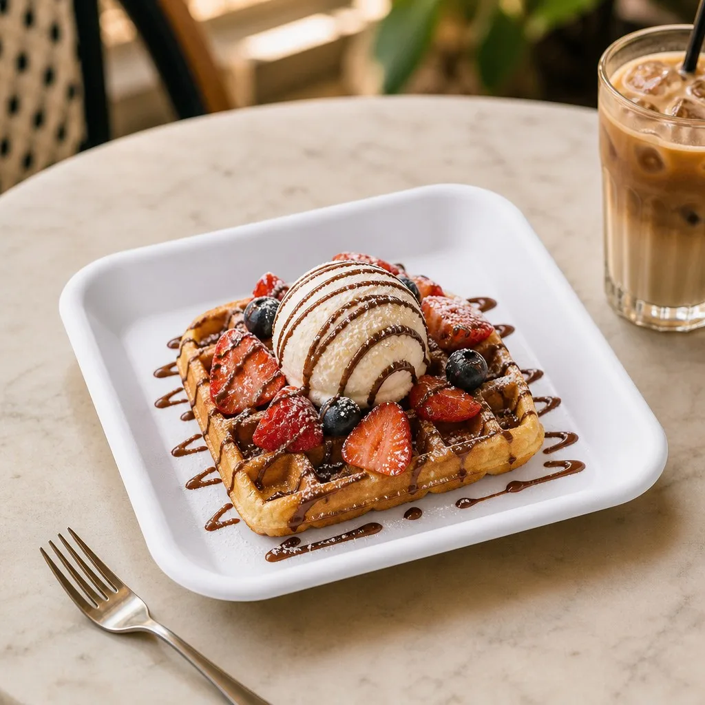 11 场景 · 华夫冰淇淋甜点 Waffle Dessert