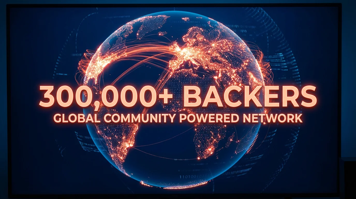 300k+ Global Backer Network