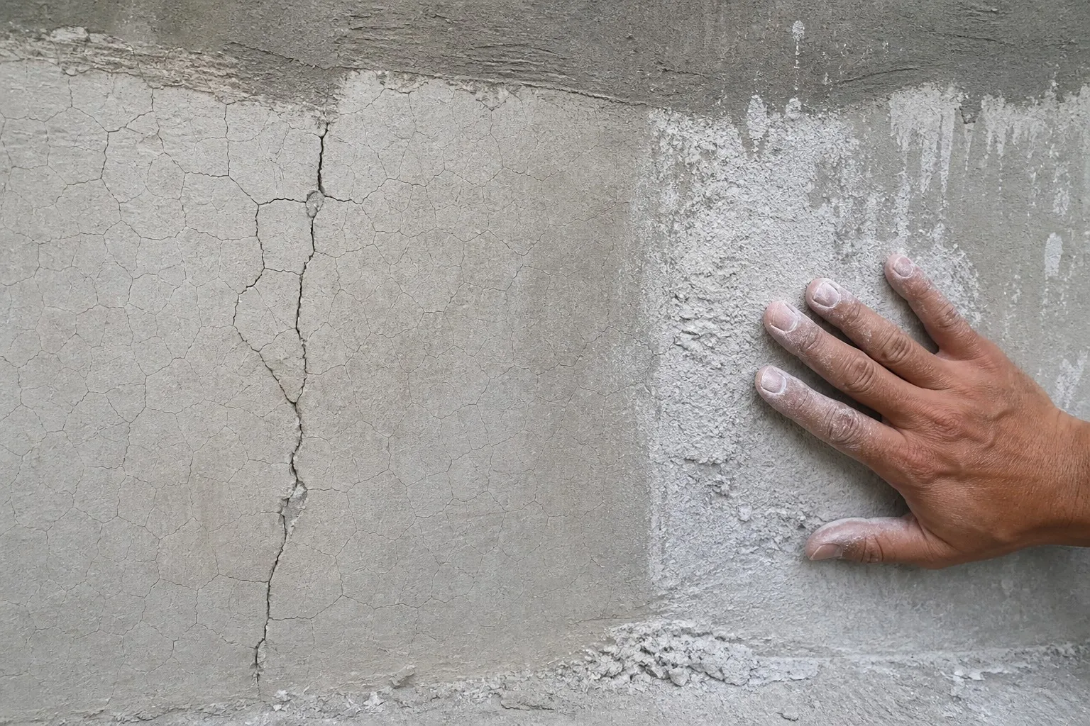dry-mix mortar failures from cracking shrinkage and powdering