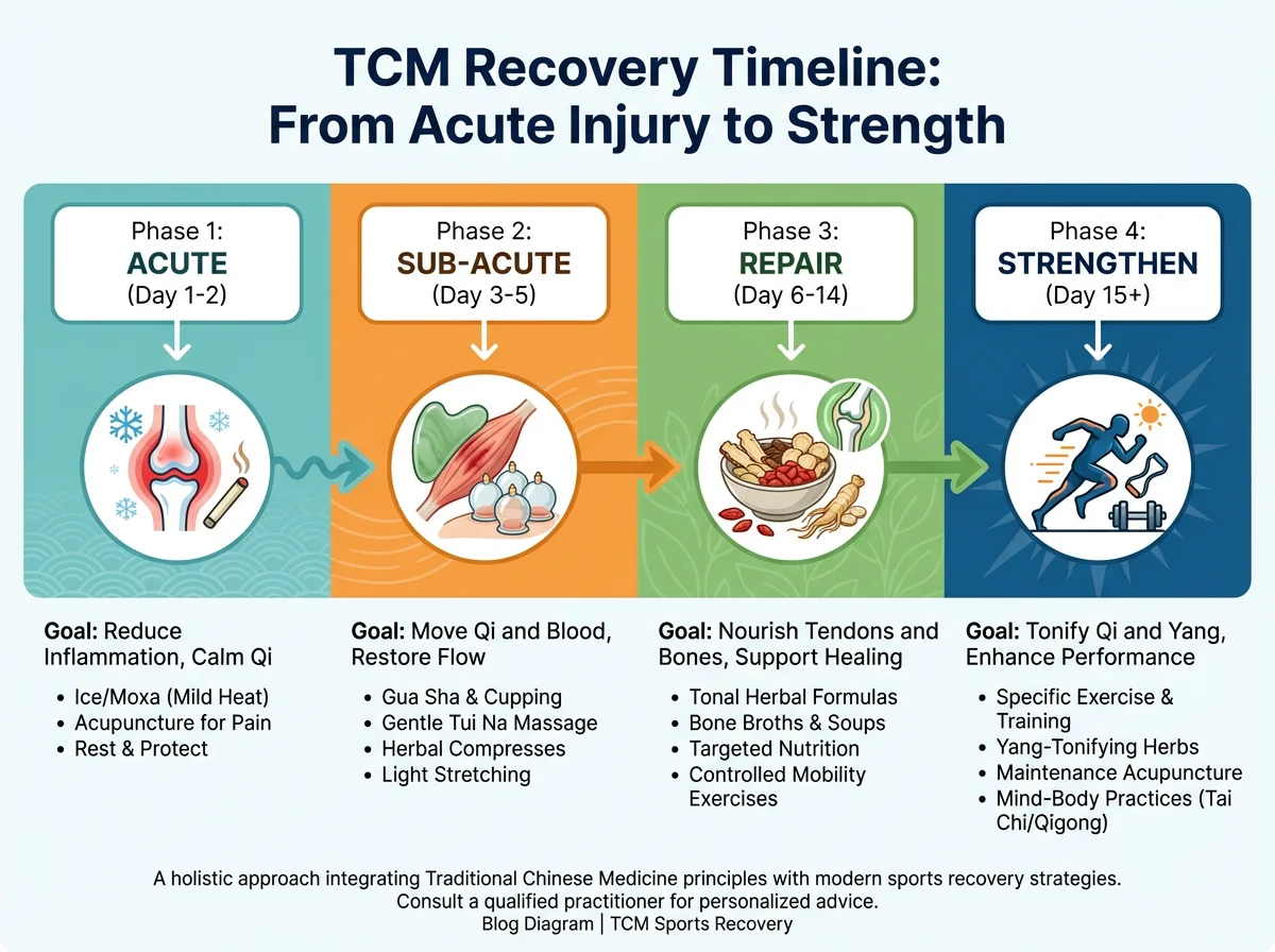 TCM Recovery Timeline for Athletes