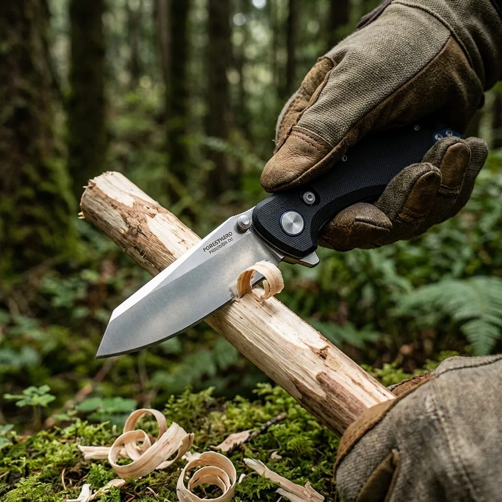 Precision D2 Knife in Use