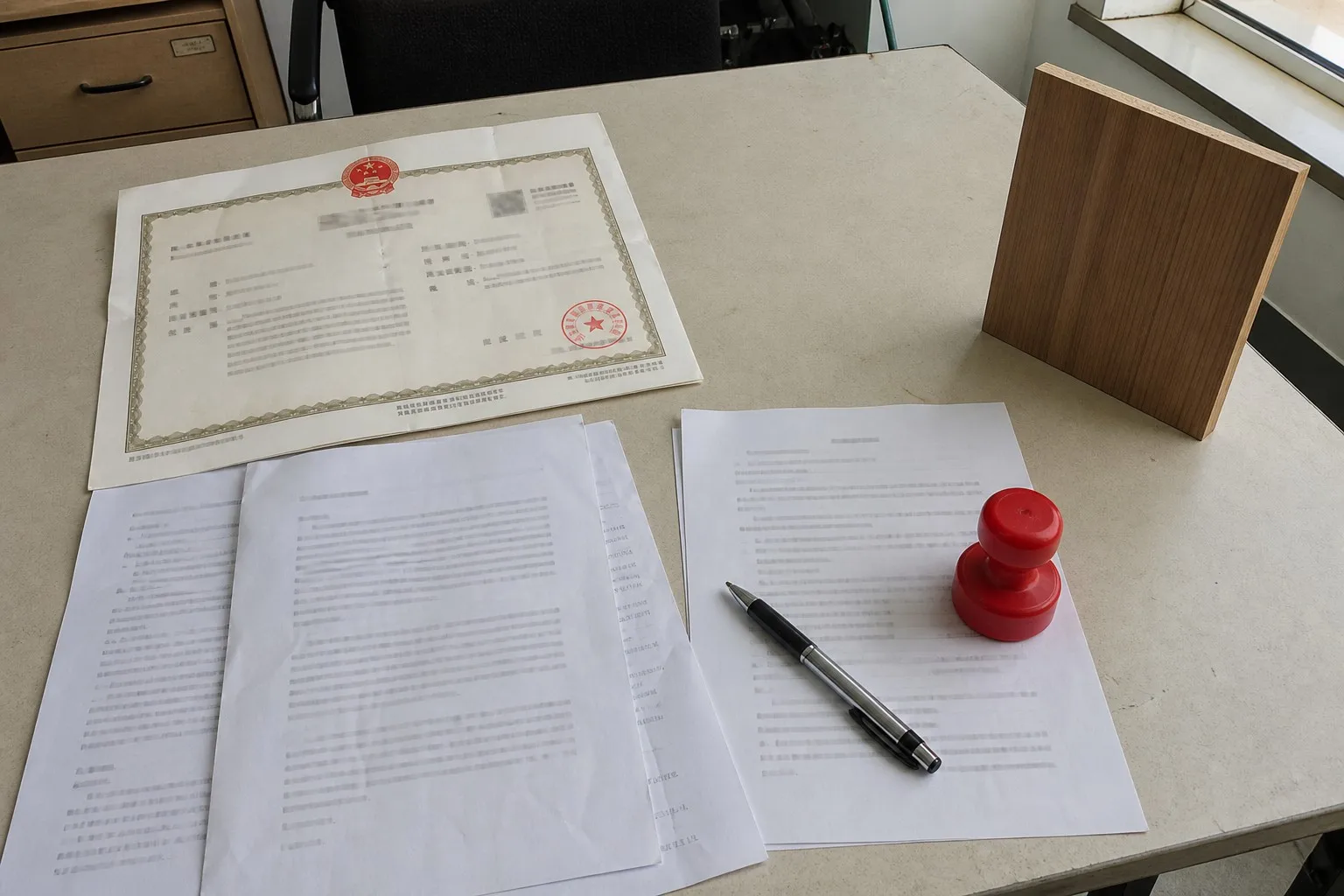 Verify legal identity of a wall panel supplier in China before ordering