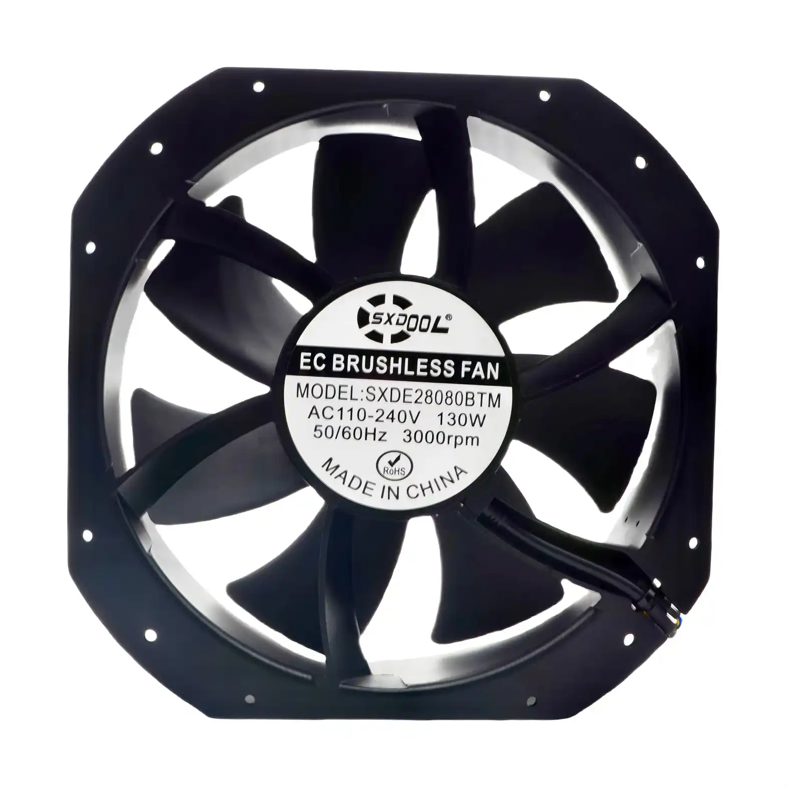 SXDOOL High-Static Pressure EC Fan