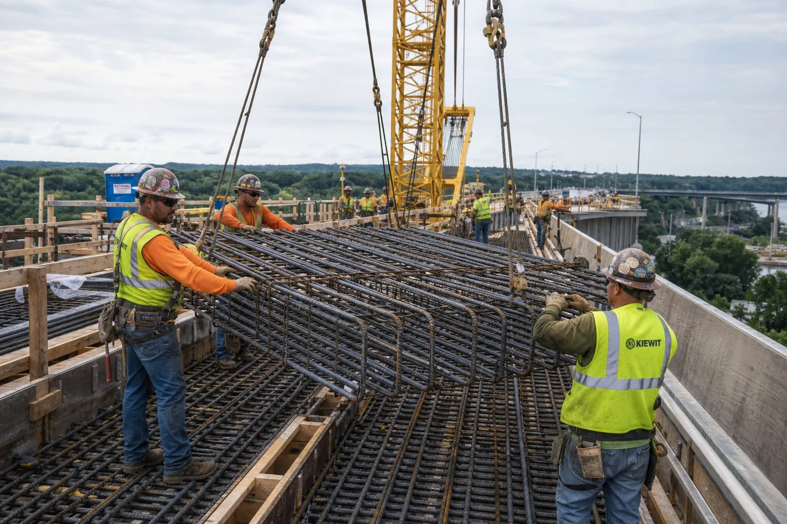 Bridge deck construction