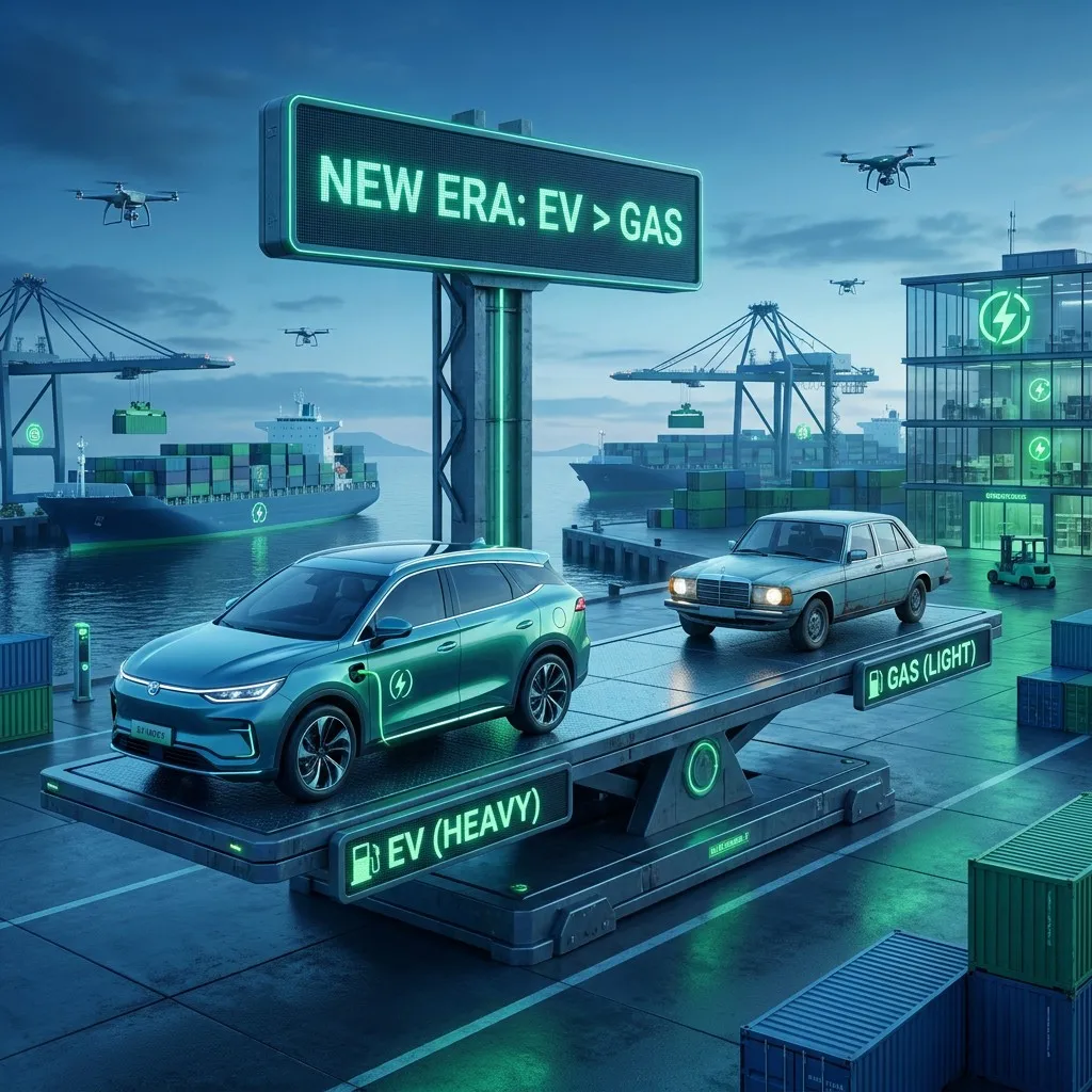 2026 Milestone: Chinese EV Exports Surpass Gasoline Vehicles for the First Time