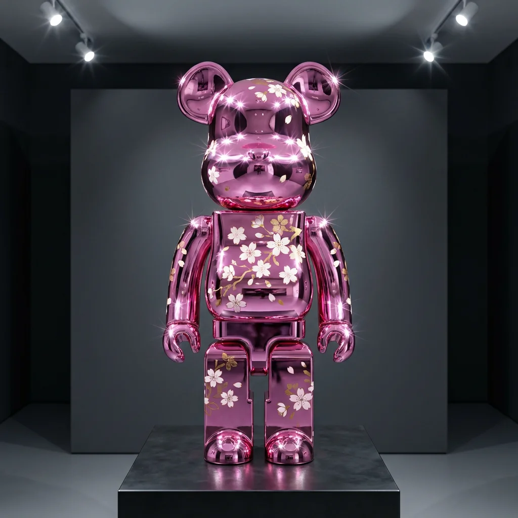 Pink Chrome Sakura Bear