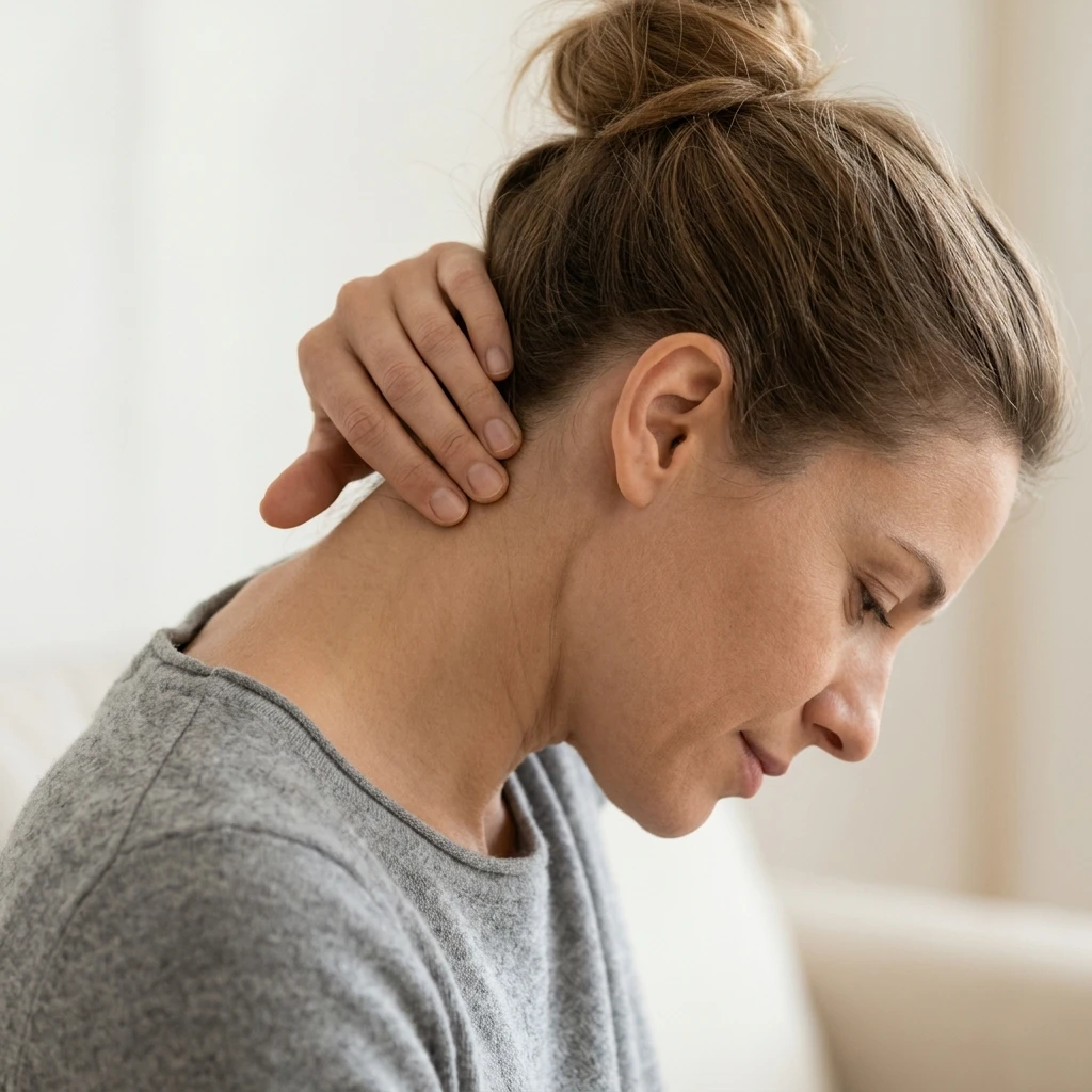 Fengchi acupoint massage