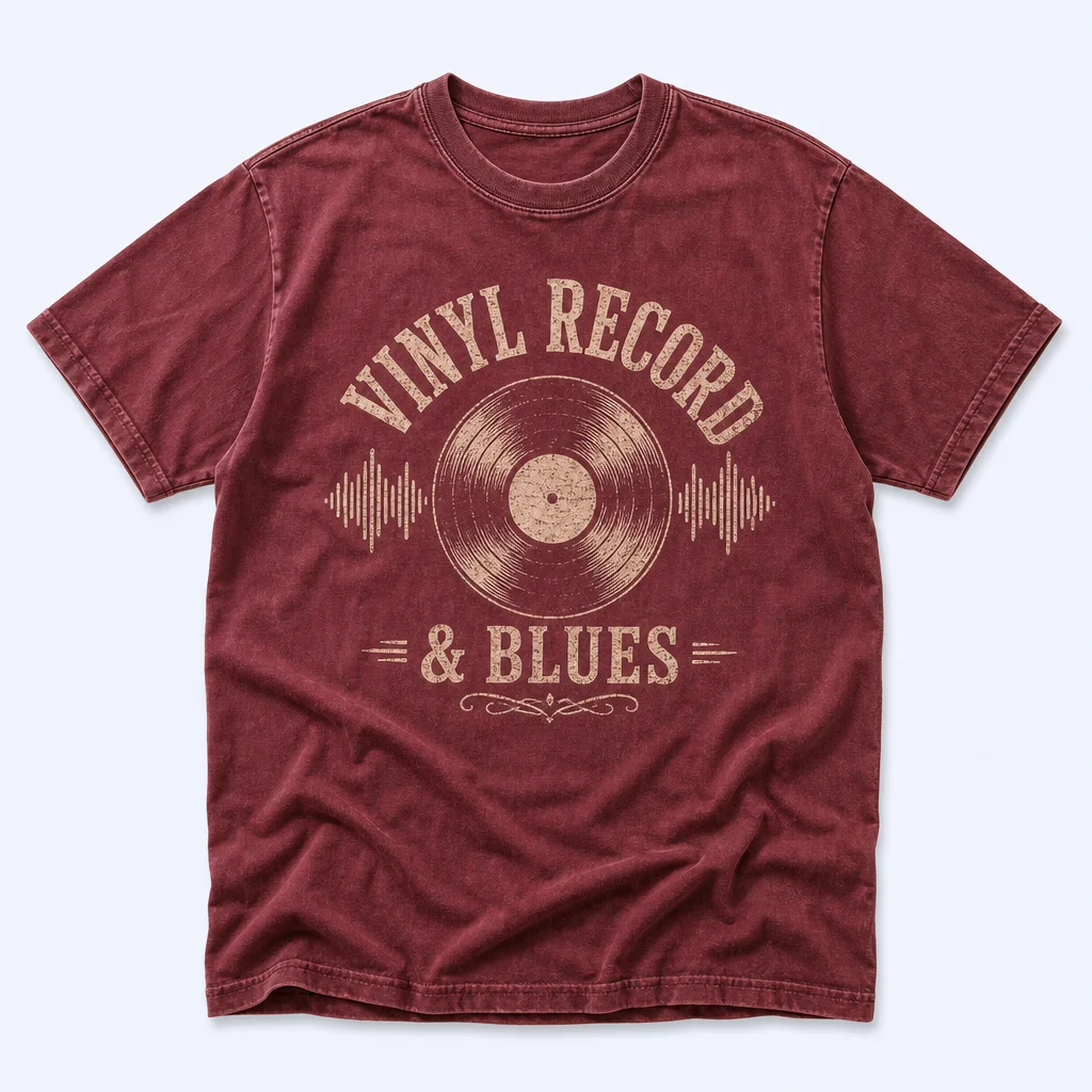 Washed Slate Blue River Timber T-Shirt
