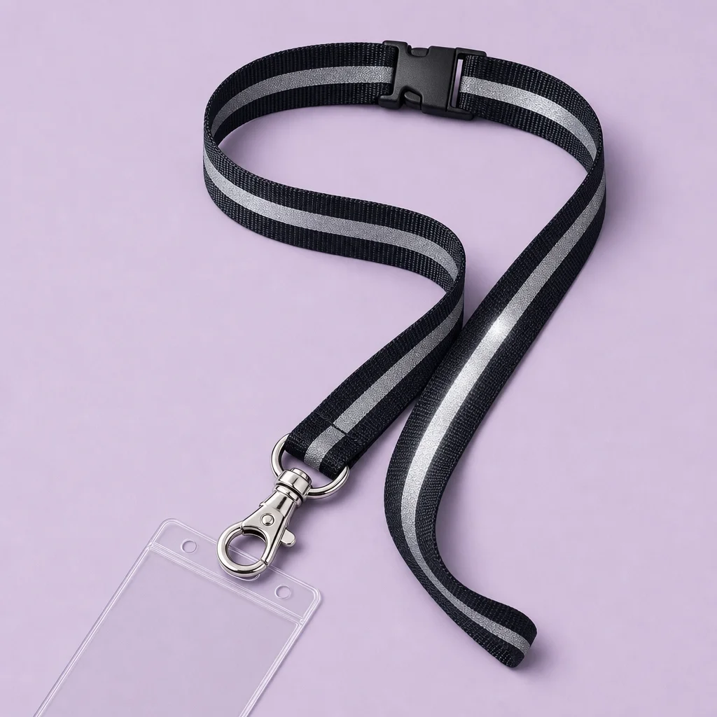 Reflective Safety High-Visibility Lanyard - Standard Gifts
