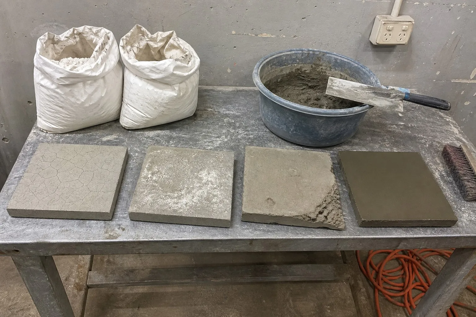dry-mix mortar failures caused by formulation and material errors