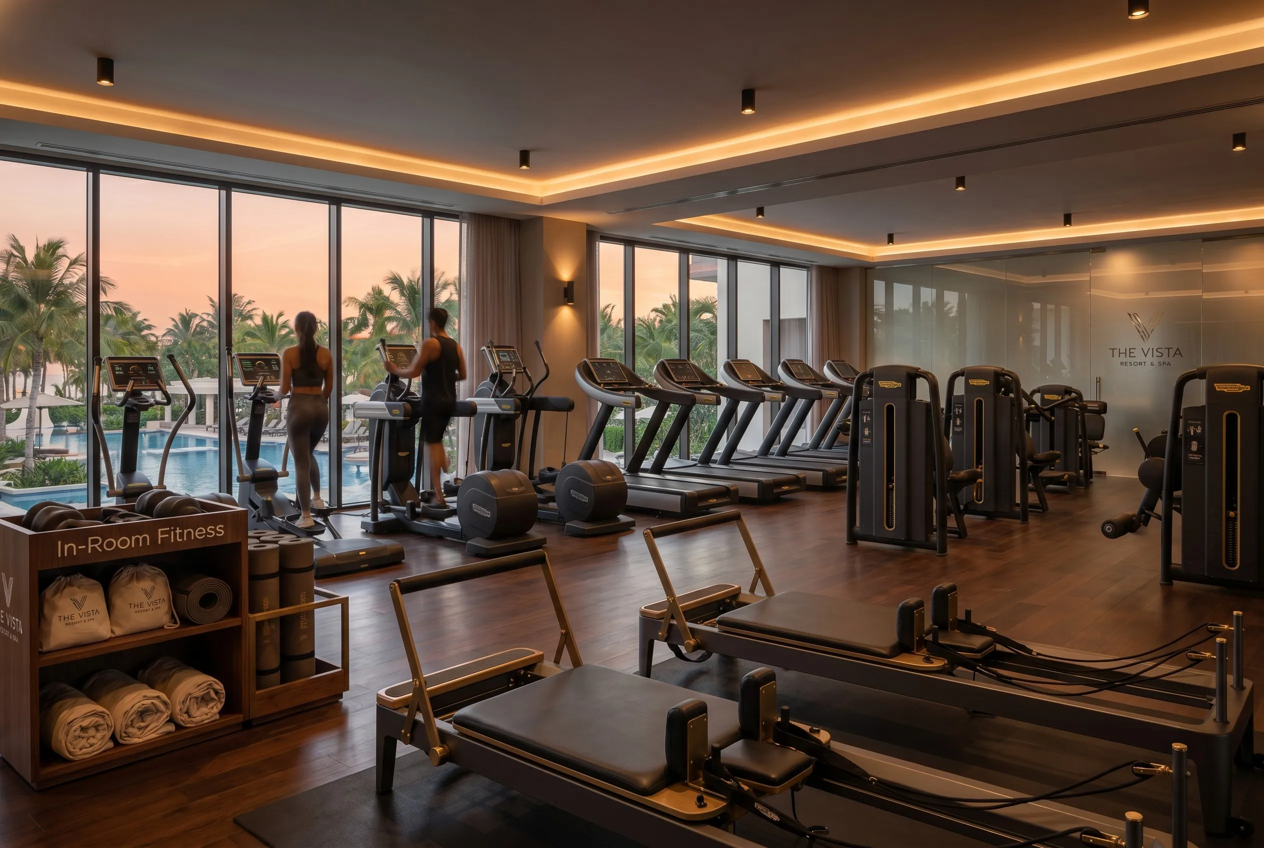 2026 Luxury Hotel Gym Interior