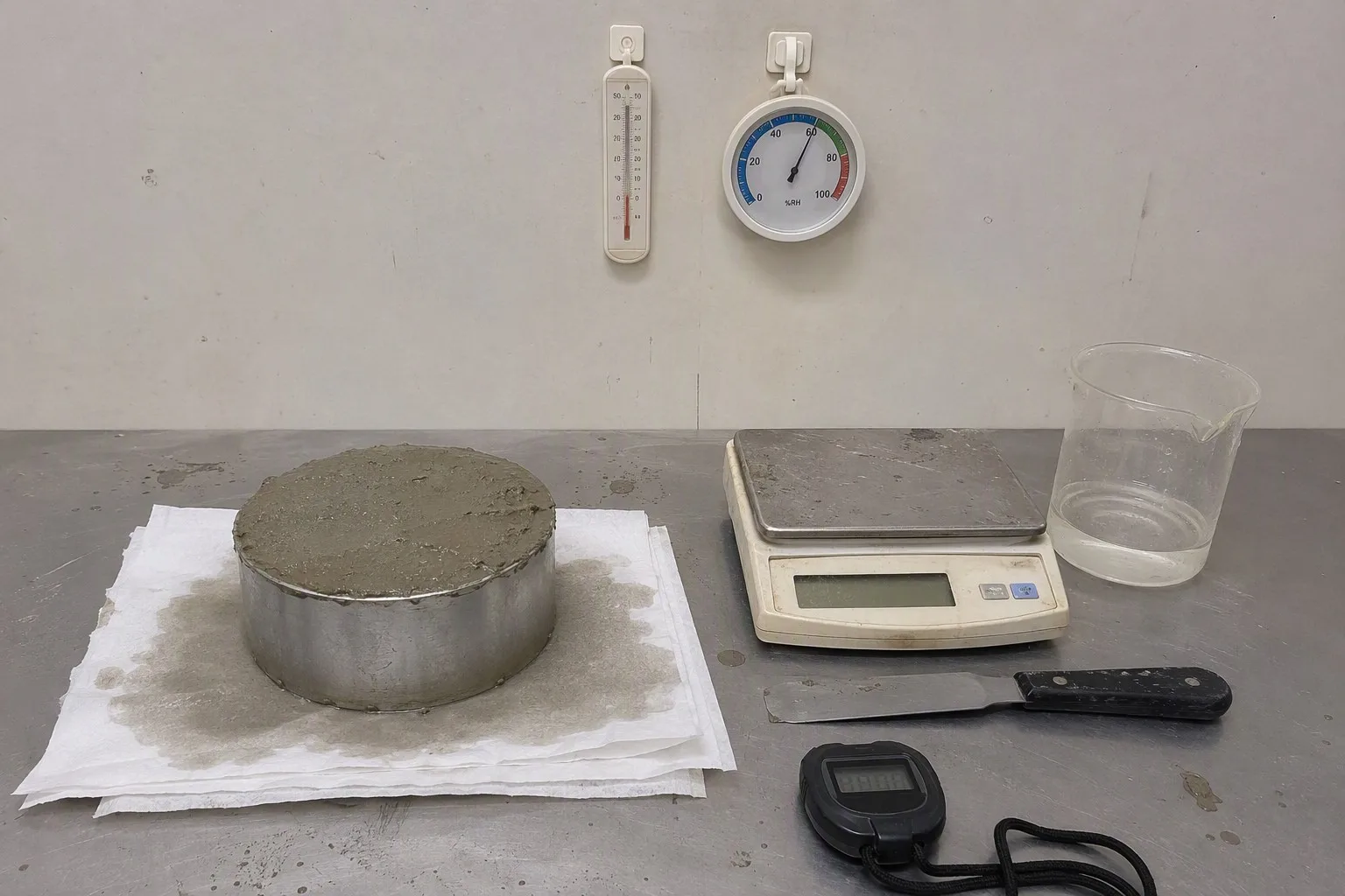 HPMC water retention testing for dry-mix mortar procurement