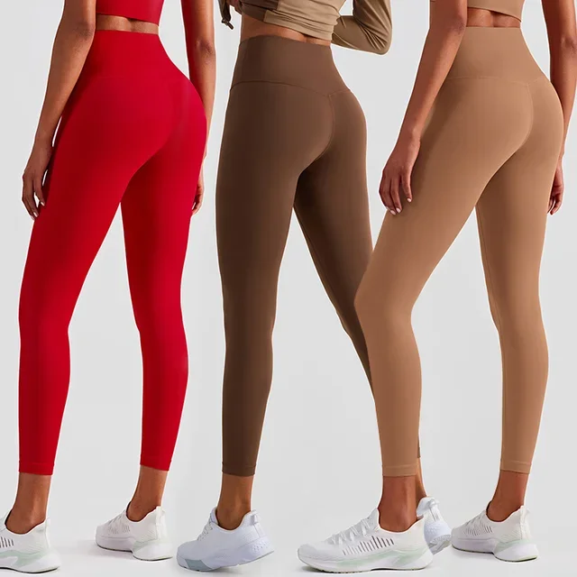 Custom Lulu High pants Waist Tight Leggings Seamless Leggings For Women Gym Wear Women Sportswear Fitness Yoga Leggings