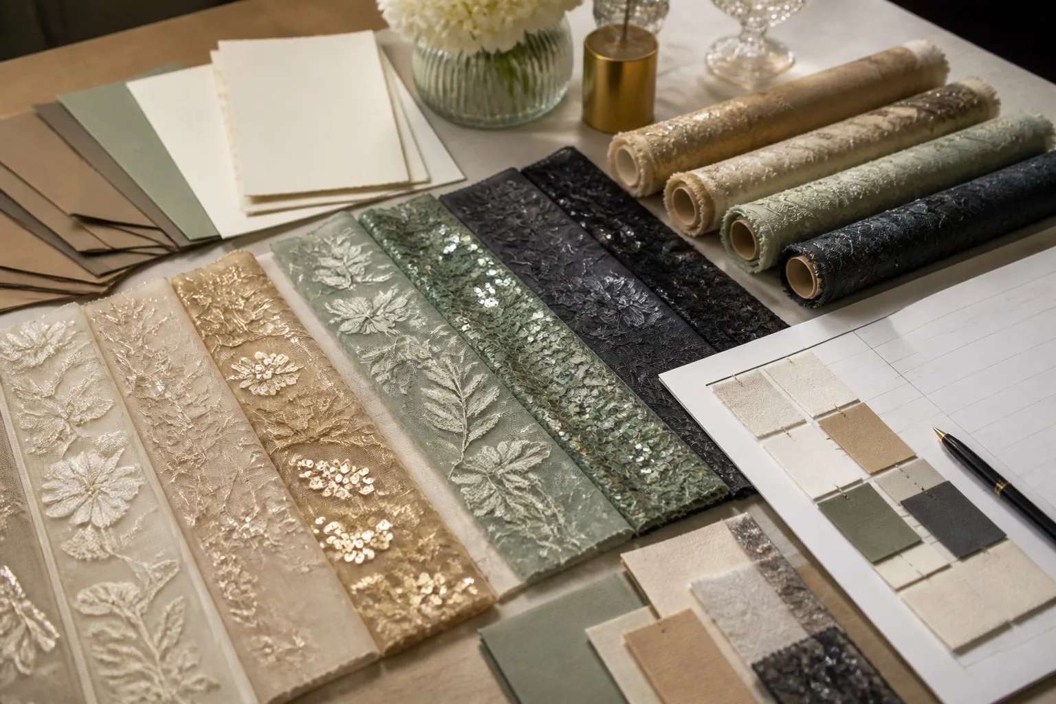 Small batch custom fabric samples and production planning