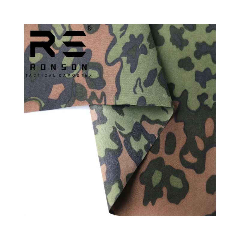 

500D nylon cordura fabric with IRR in Oak leaf Pattern Spring Camouflage printed oxford material tactical gear equipment fabric