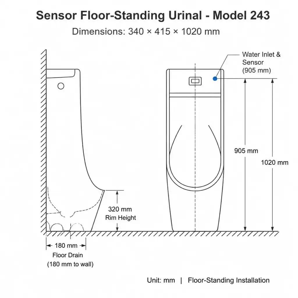 floor-mount-sensor-urinal-dimension-specs
