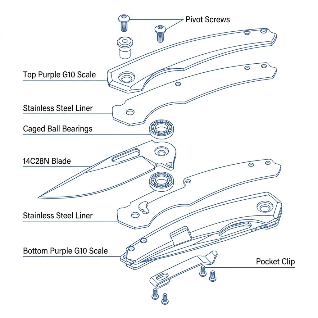 Exploded View of Survival Folder