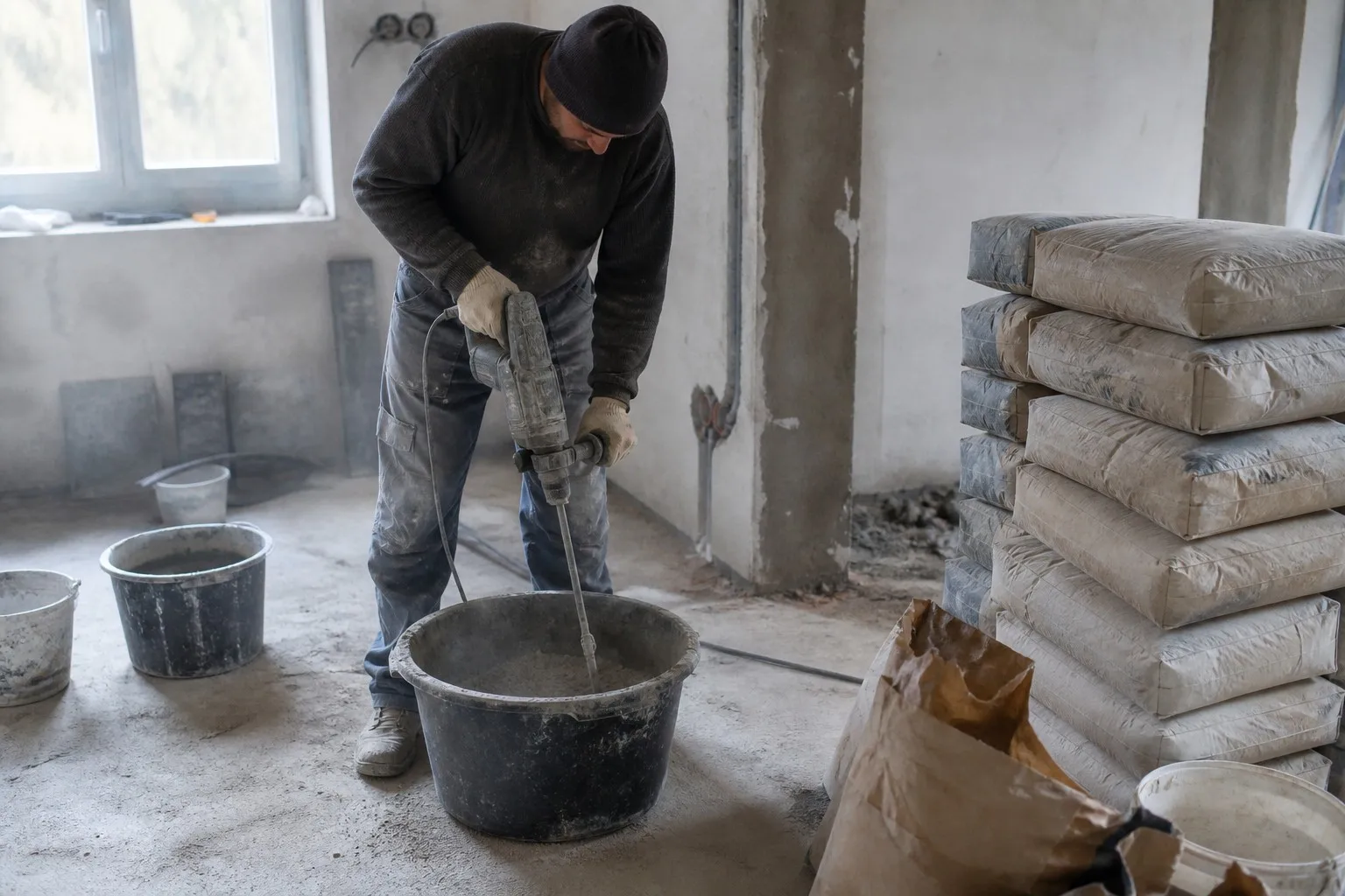 HPMC in construction for dry-mix mortar applications