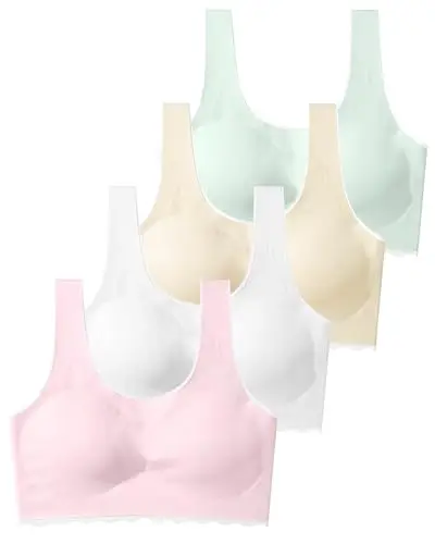 Light Support Breathable无钢圈Athletic内衣