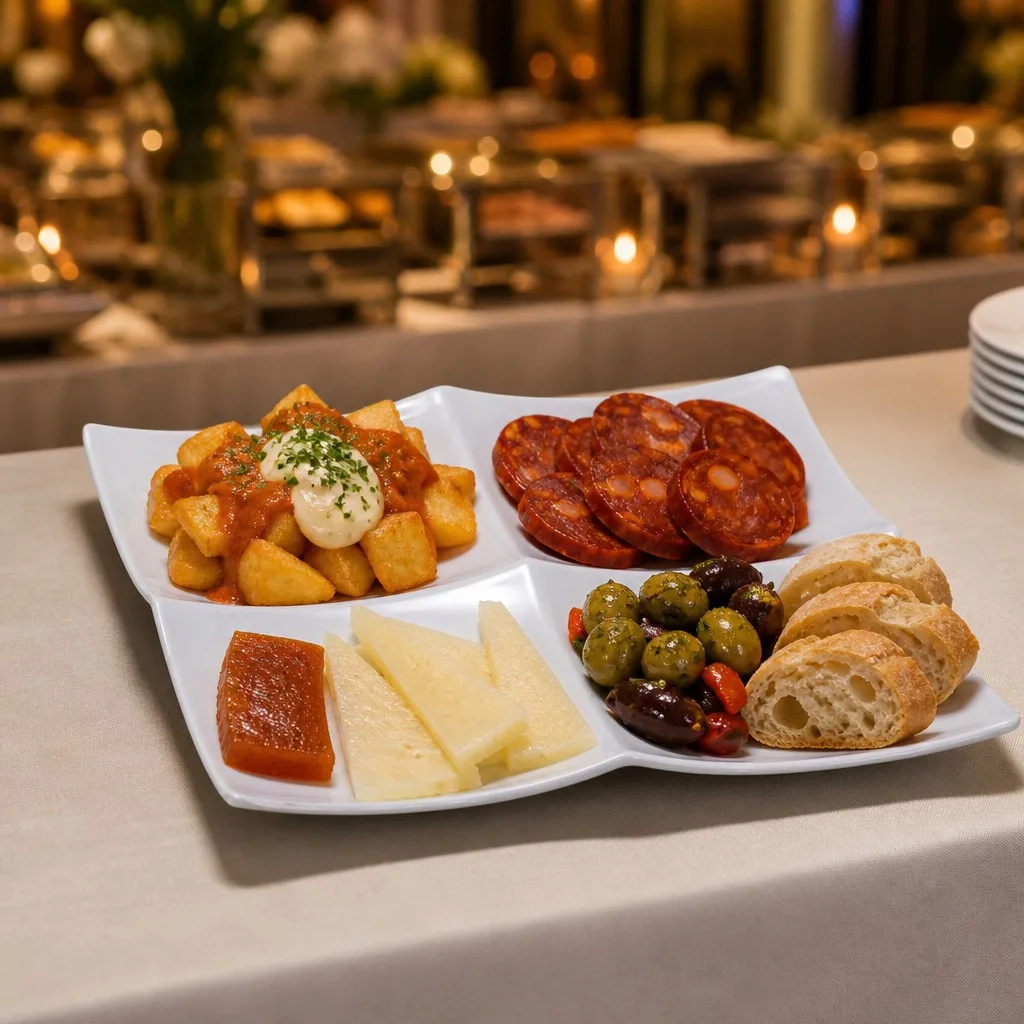 Banquet tapas scene