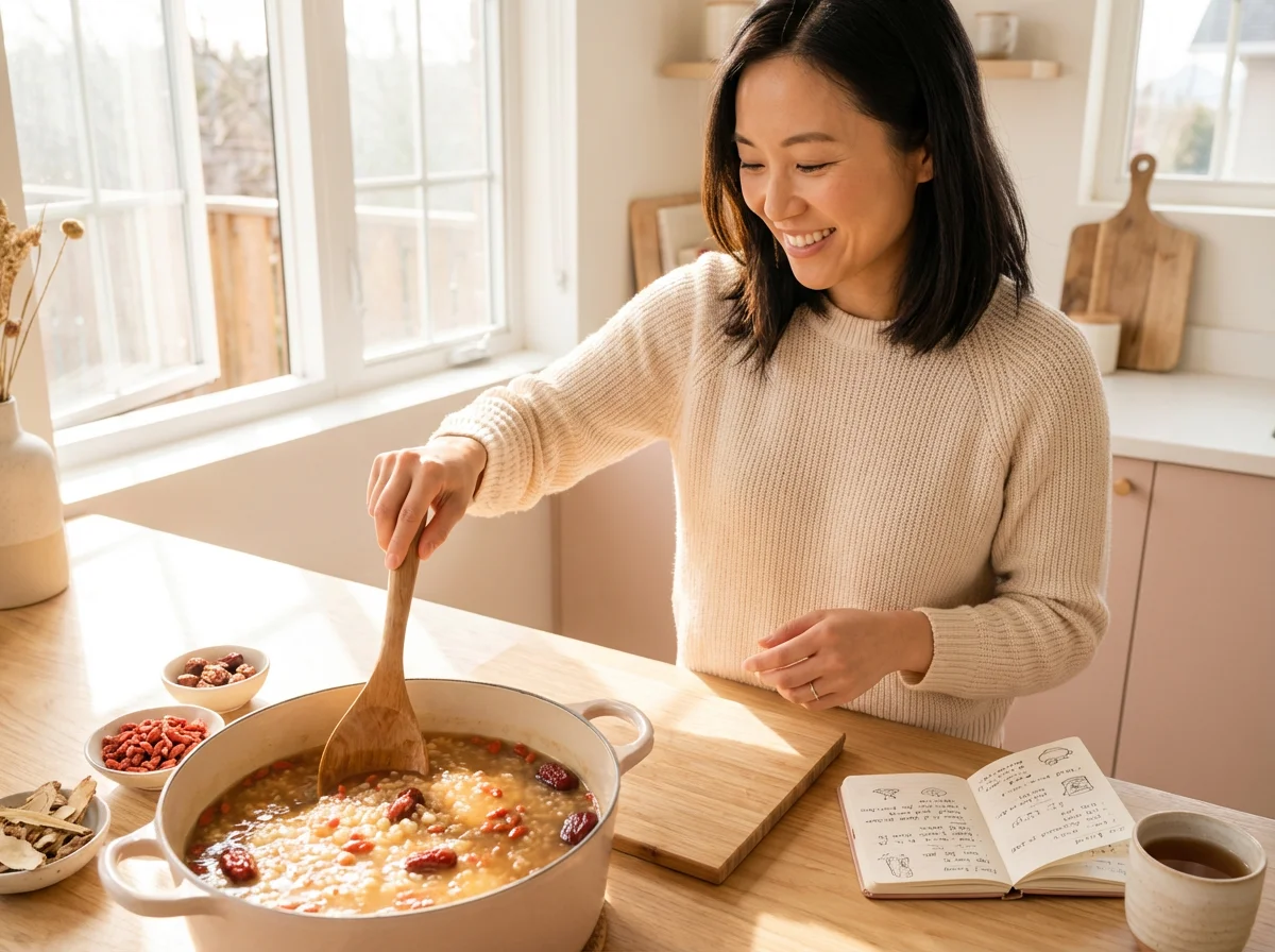 TCM food therapy for women's hormonal health