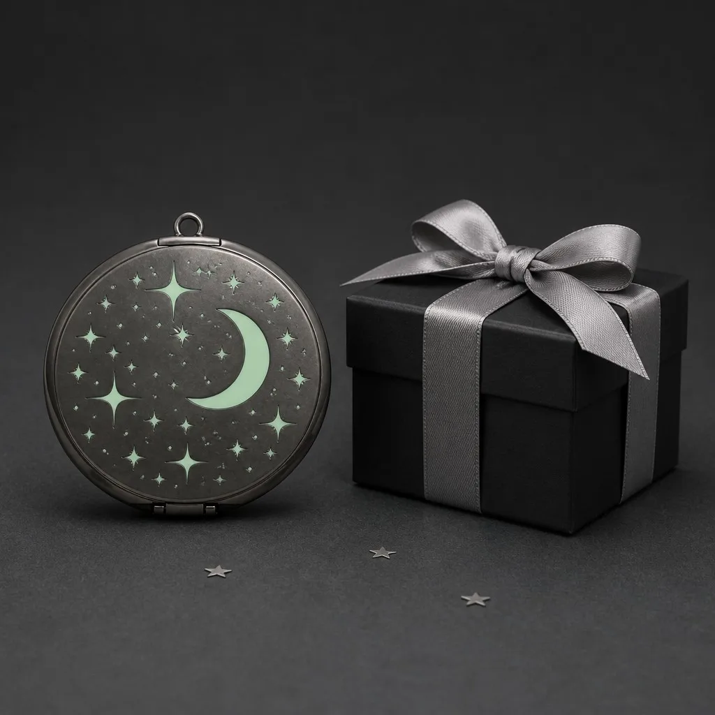 Gift packaging of glow makeup mirror