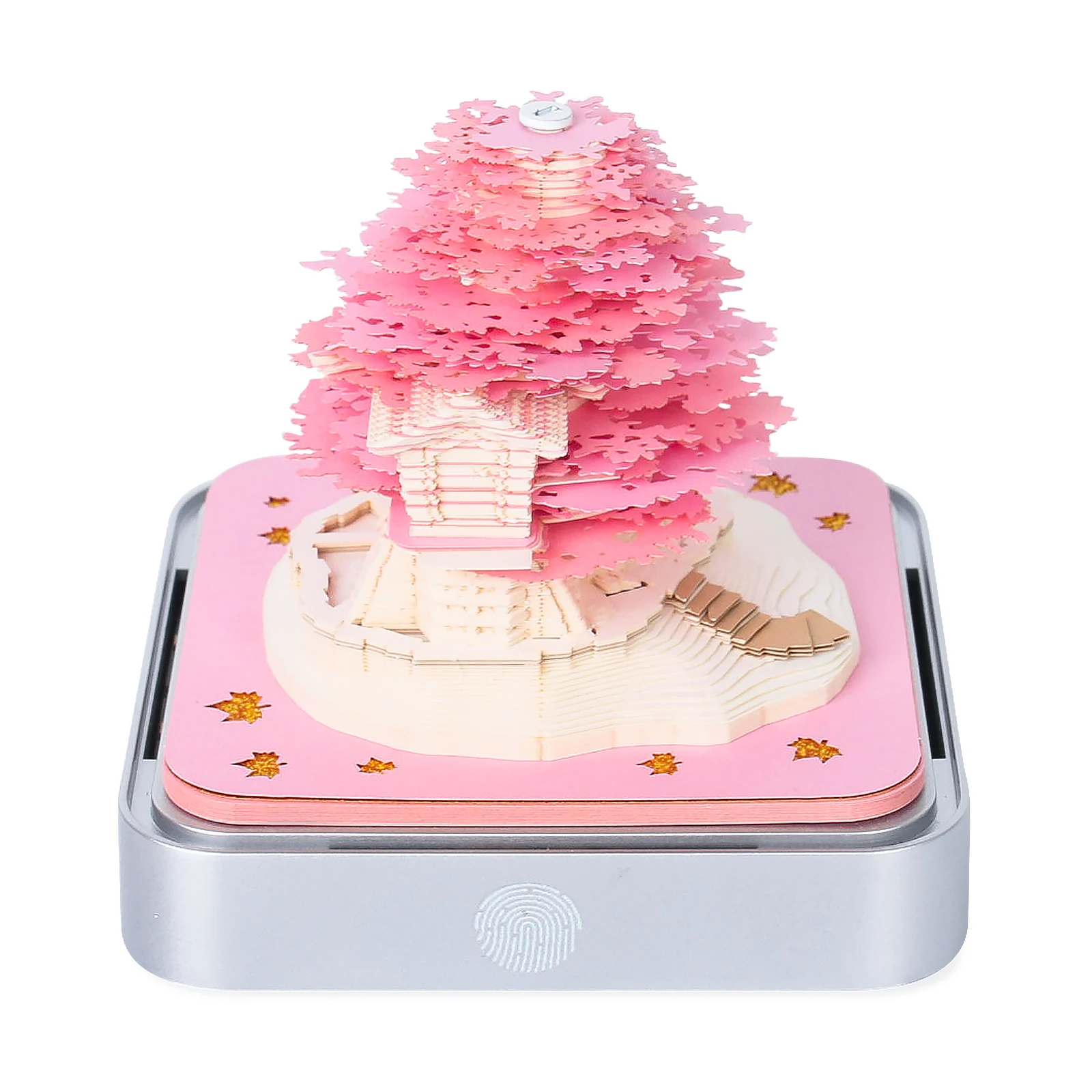 Creative Christmas Gift Weekly Calendar 2026 Paper Block 3D Treehouse Memo Pad Note Cube With Retail Gift Box