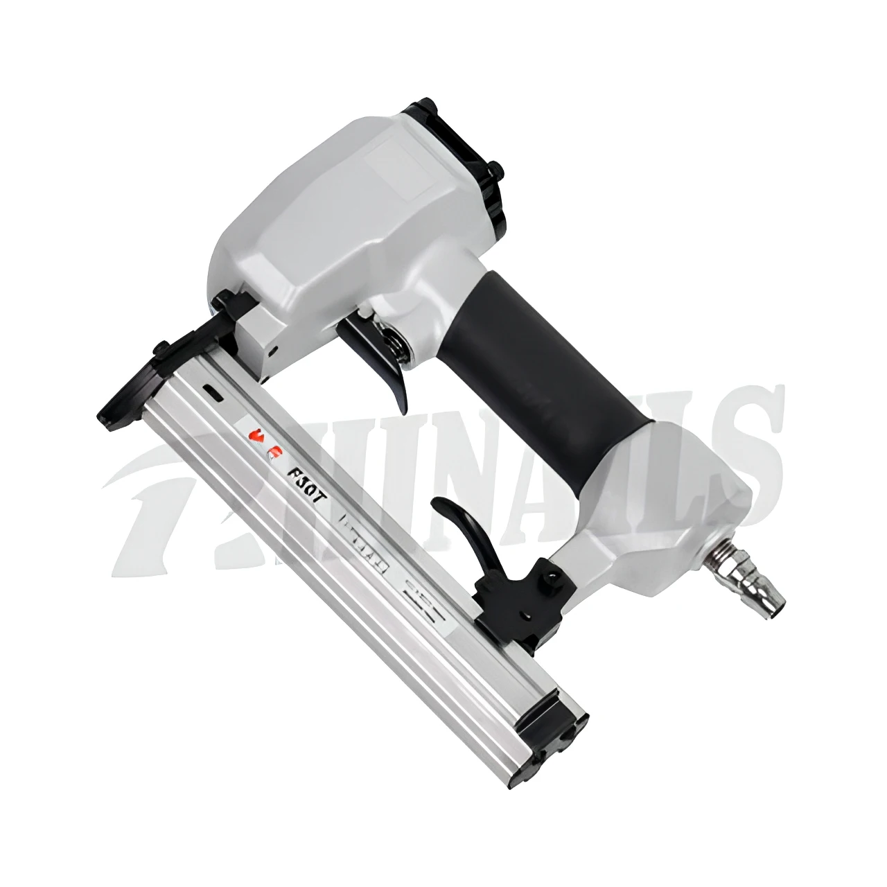 Rhinails F-series pneumatic finish nailer for cabinetry and trim assembly
