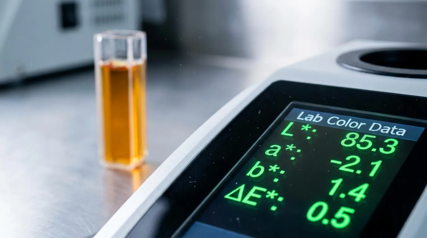 Precise digital colorimetry measurement of fragrance liquid stability