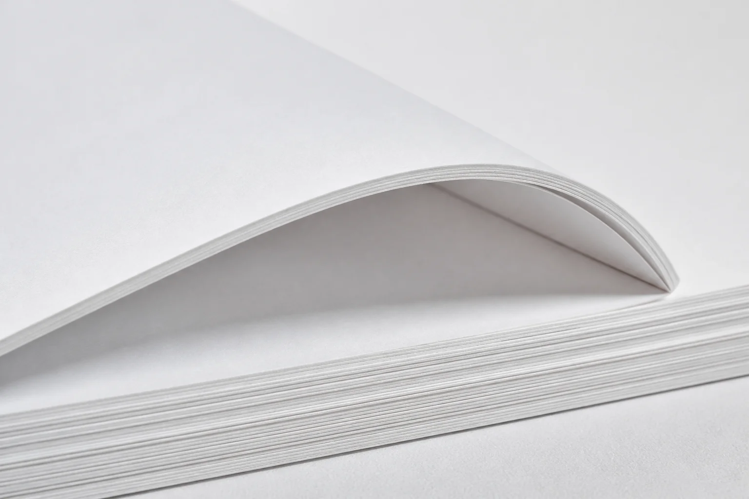 250g Solid Bleached White Cardboard Macro Texture
