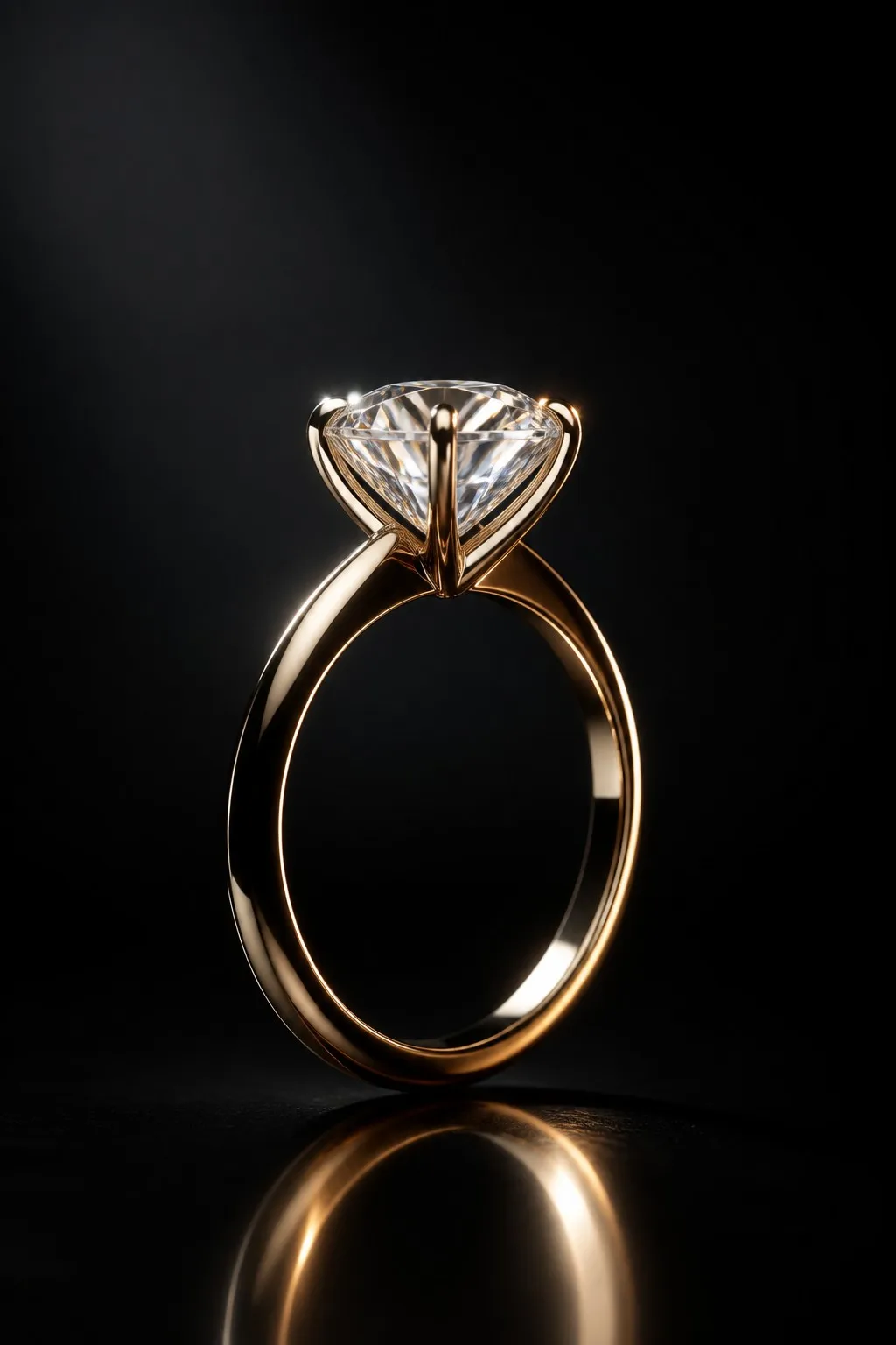 Luxury moissanite solitaire ring — private-label jewelry development