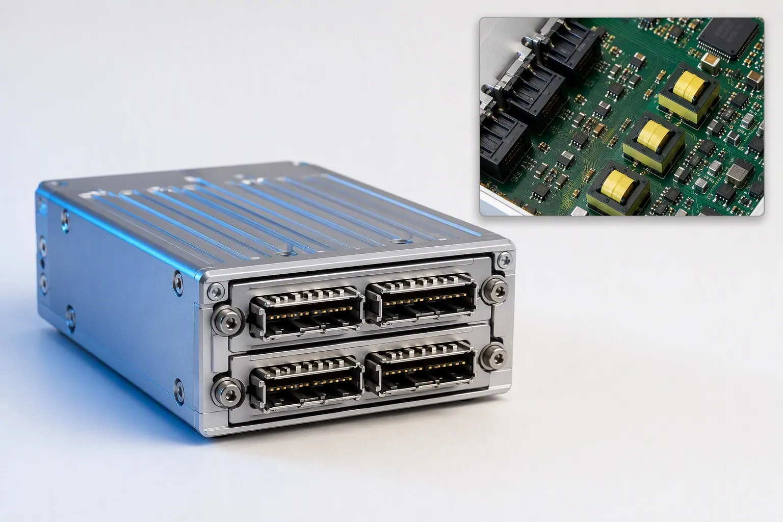 Signal interface module with high-speed connectors