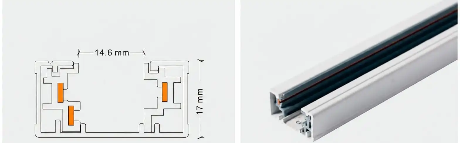 Three Wire Track A-shape &mdash; product image and specifications