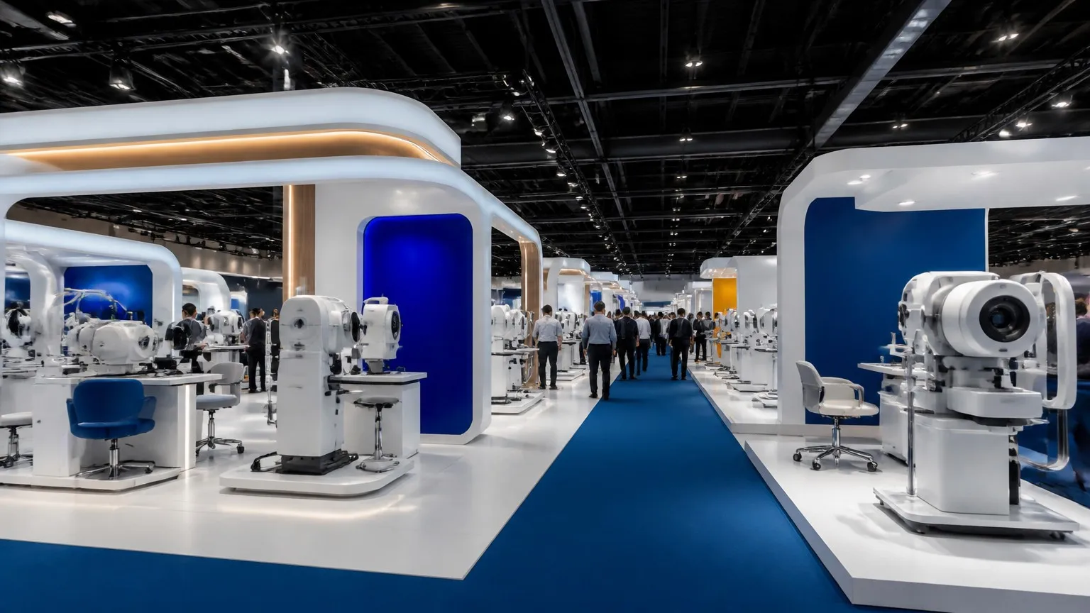 The scale of innovation at international medical equipment exhibitions like ESCRS — where the next generation of sustainable, anti-microbial, and eco-certified ophthalmic equipment is unveiled.