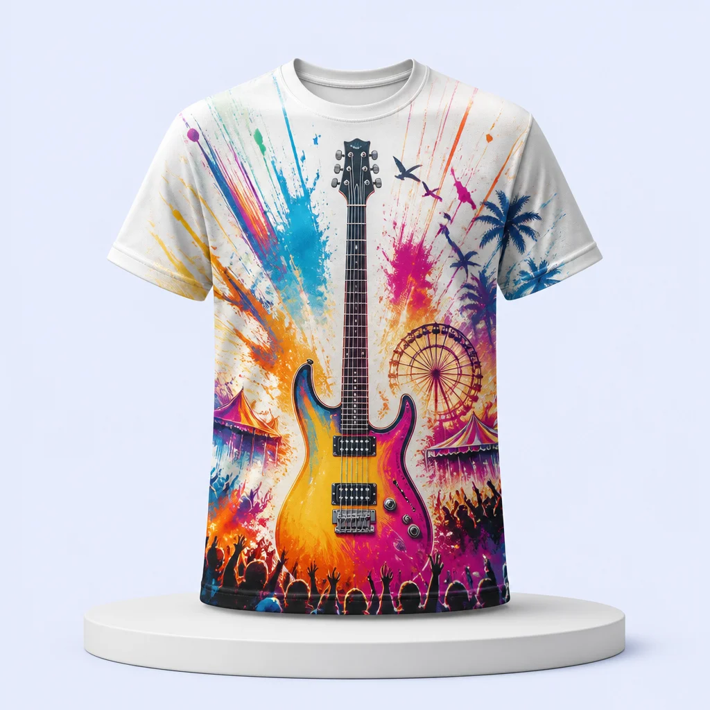 Start Overview White Graphic T-Shirt