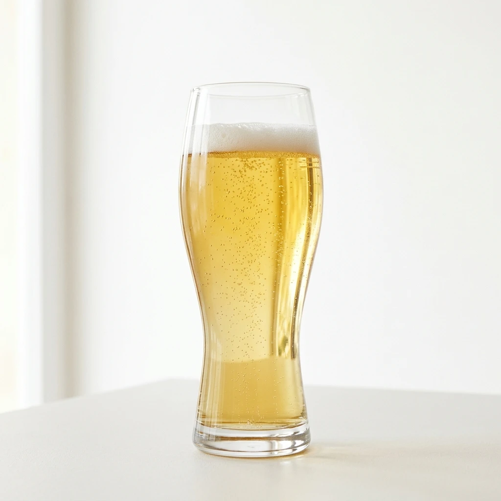 Modern Minimalist Beer Glass Design