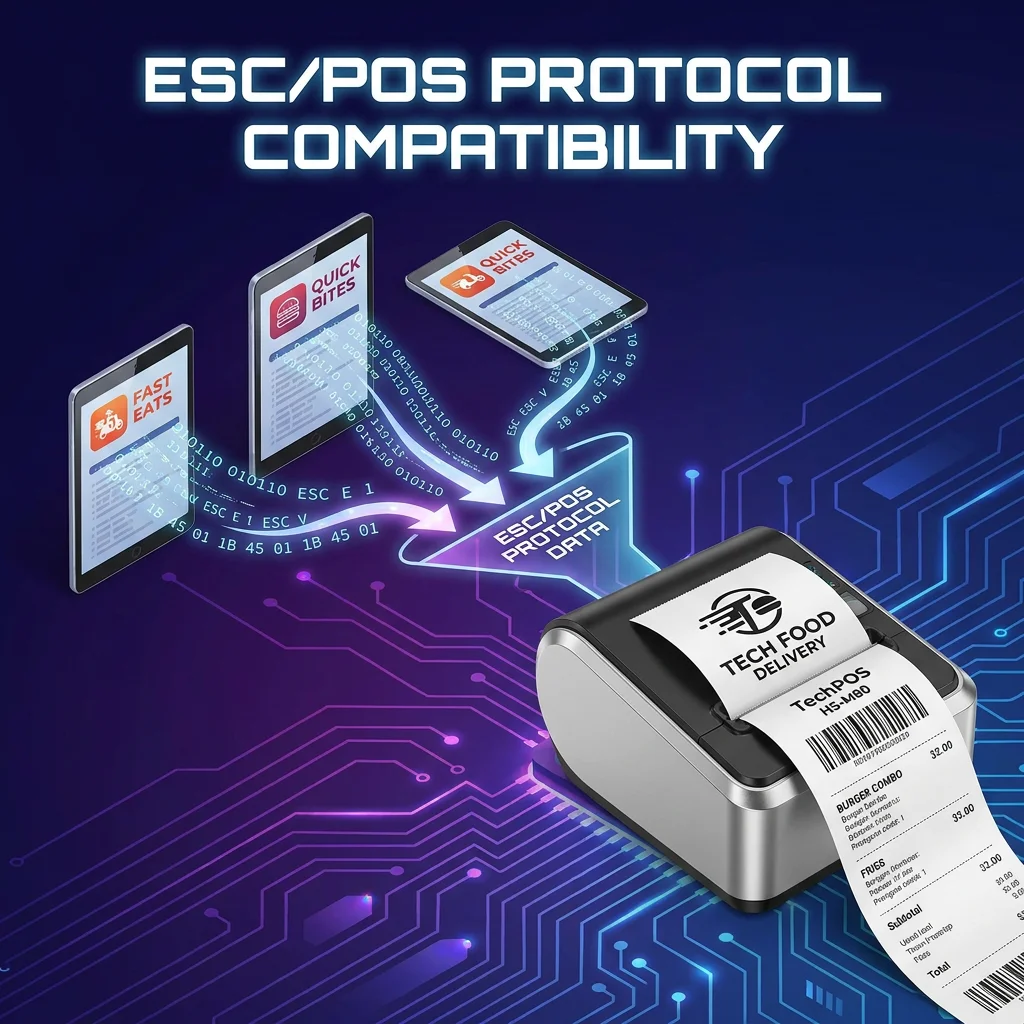ESC/POS Protocol Flow Diagram