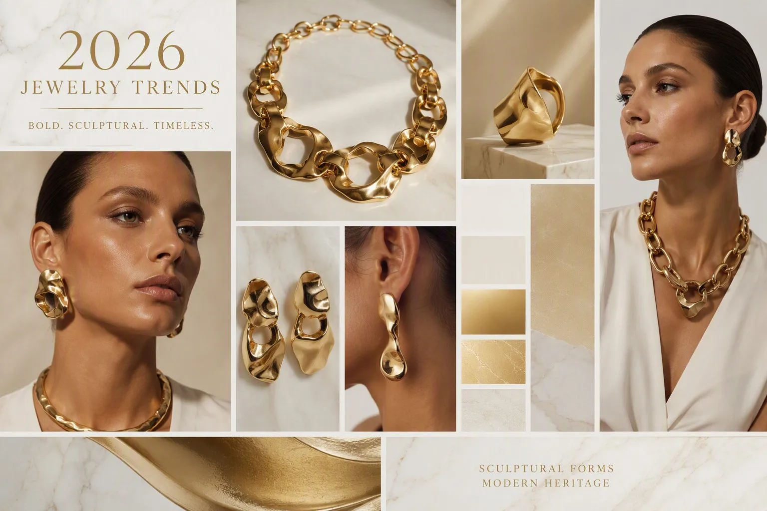 2026 Retro Gold Jewelry Trends