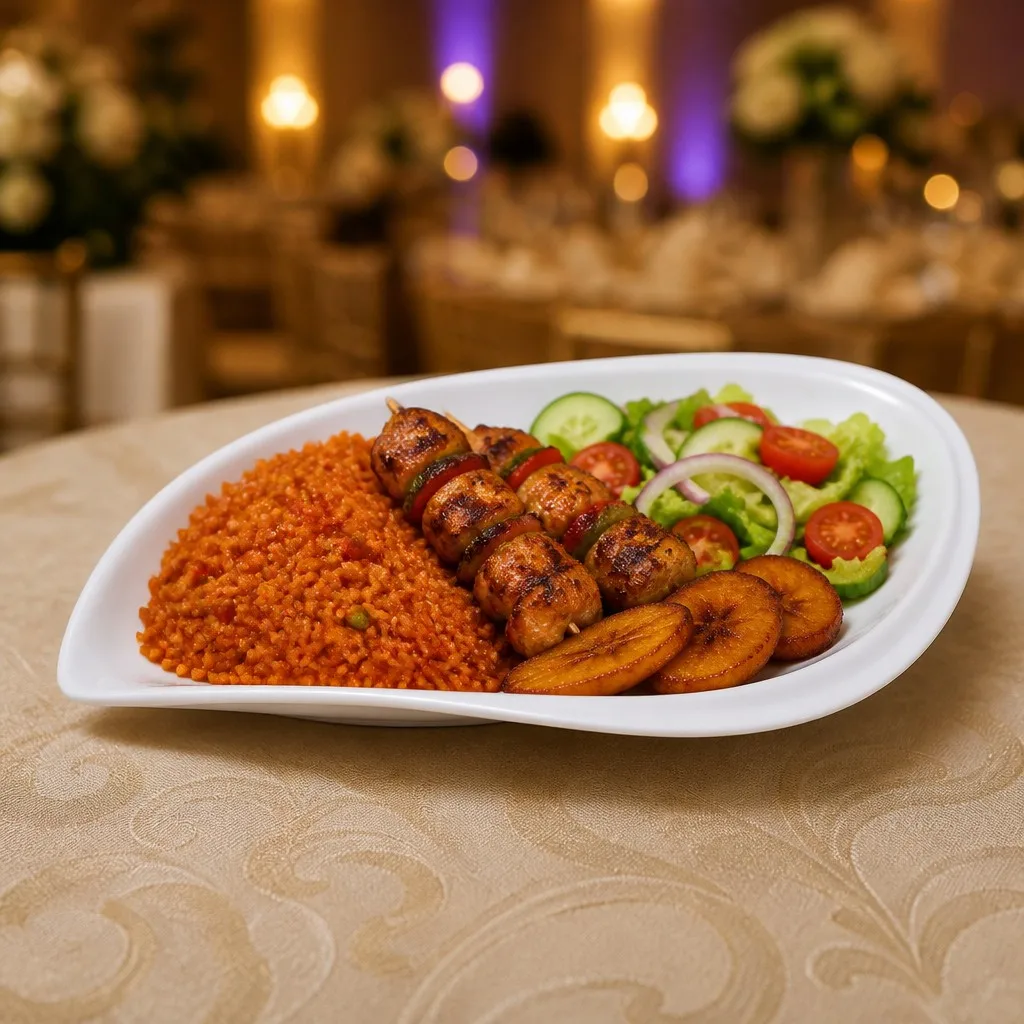 Banquet buffet scene