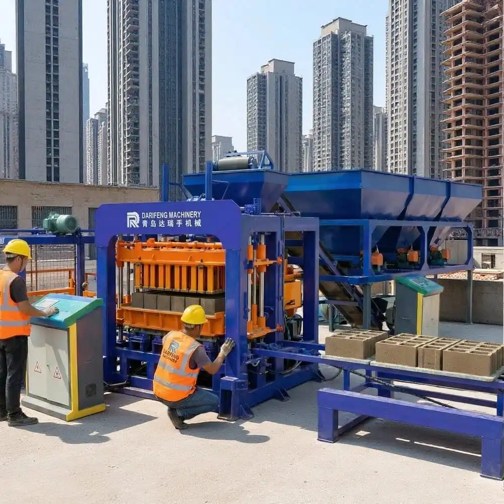 Labeled QT8-15 Production Line